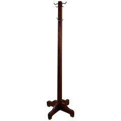 Mission Oak Style Coat Rack