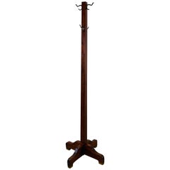 Antique  Mission Oak Style Coat Rack