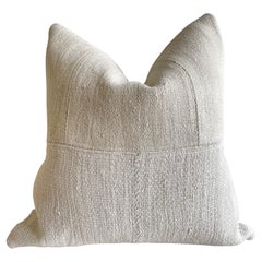 Custom Patchwork Turkish Rug Hemp Pillows with Down Inserts
