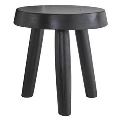 Low Black Stained Milk Stools