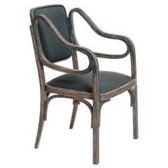 Original of Time Otto Wagner Armchair 1901 Jugendstil, Secession Style, 1901