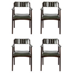 Set of Four Art Deco Armchairs