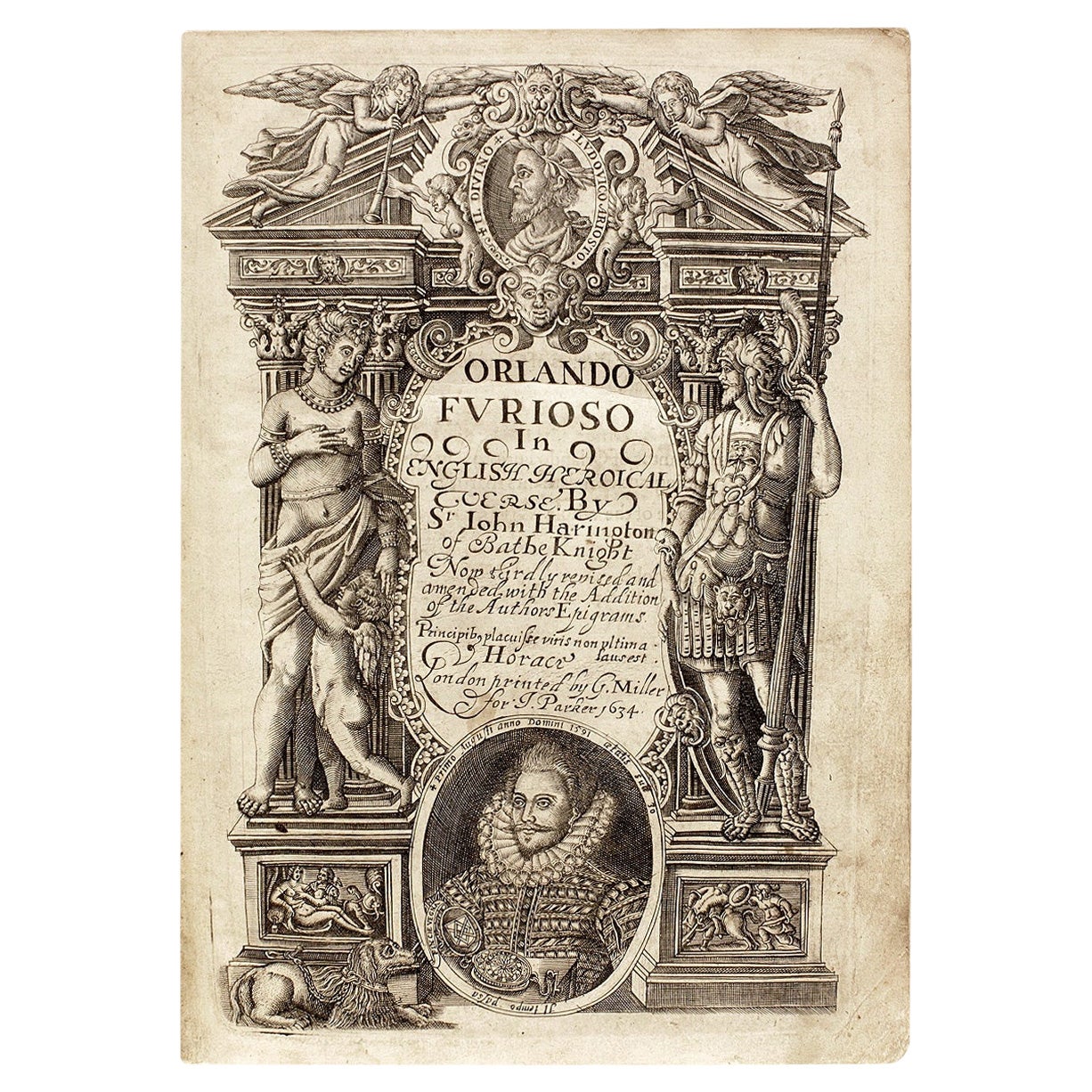 Ariosto 'Lodovico', Orlando Furioso, the First English Language Edition, 1634 For Sale