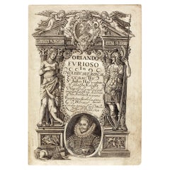 Antique Ariosto 'Lodovico', Orlando Furioso, the First English Language Edition, 1634