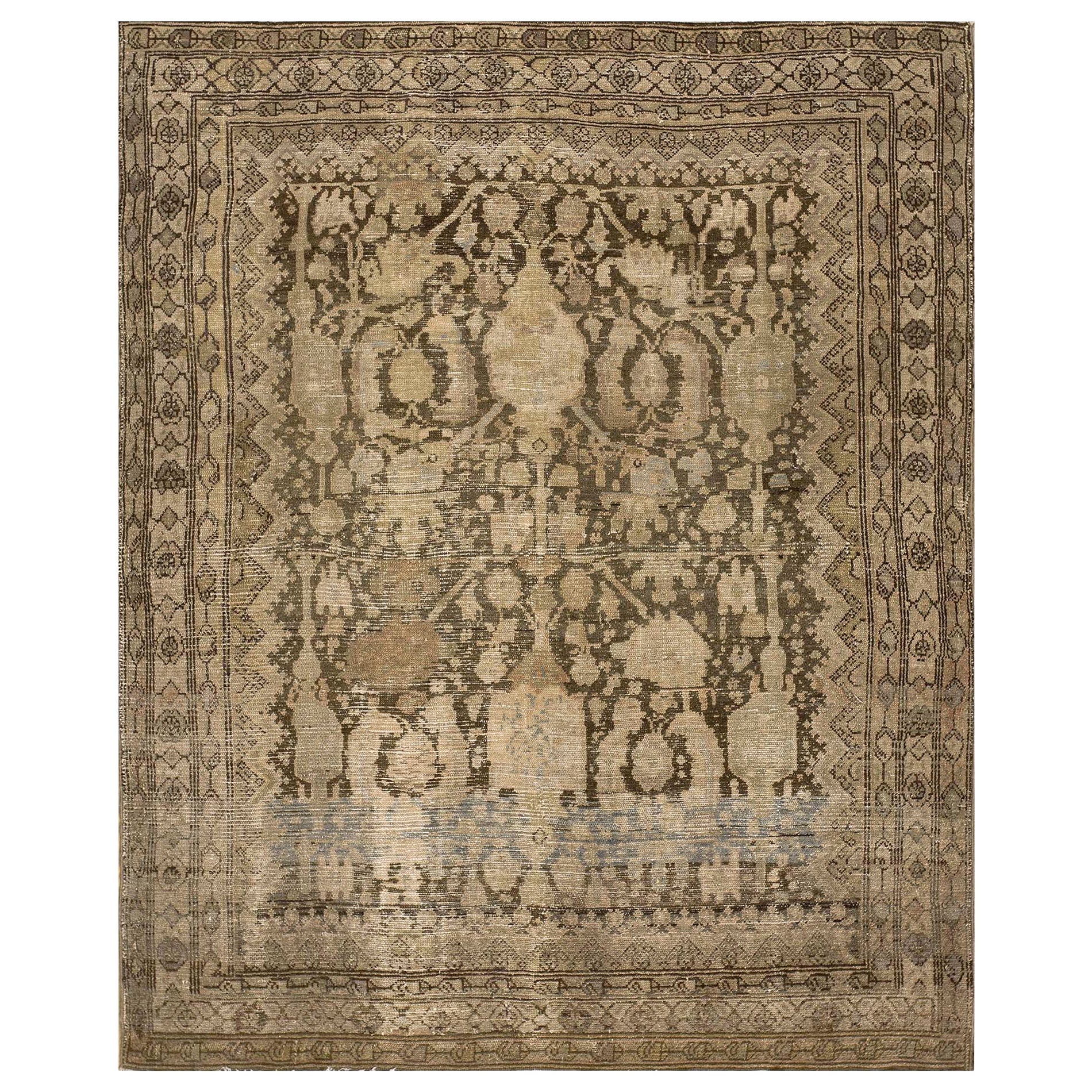 Early 20th Century Persian Malayer Carpet ( 5'1" x 6'1" - 155 x 85 cm ) 