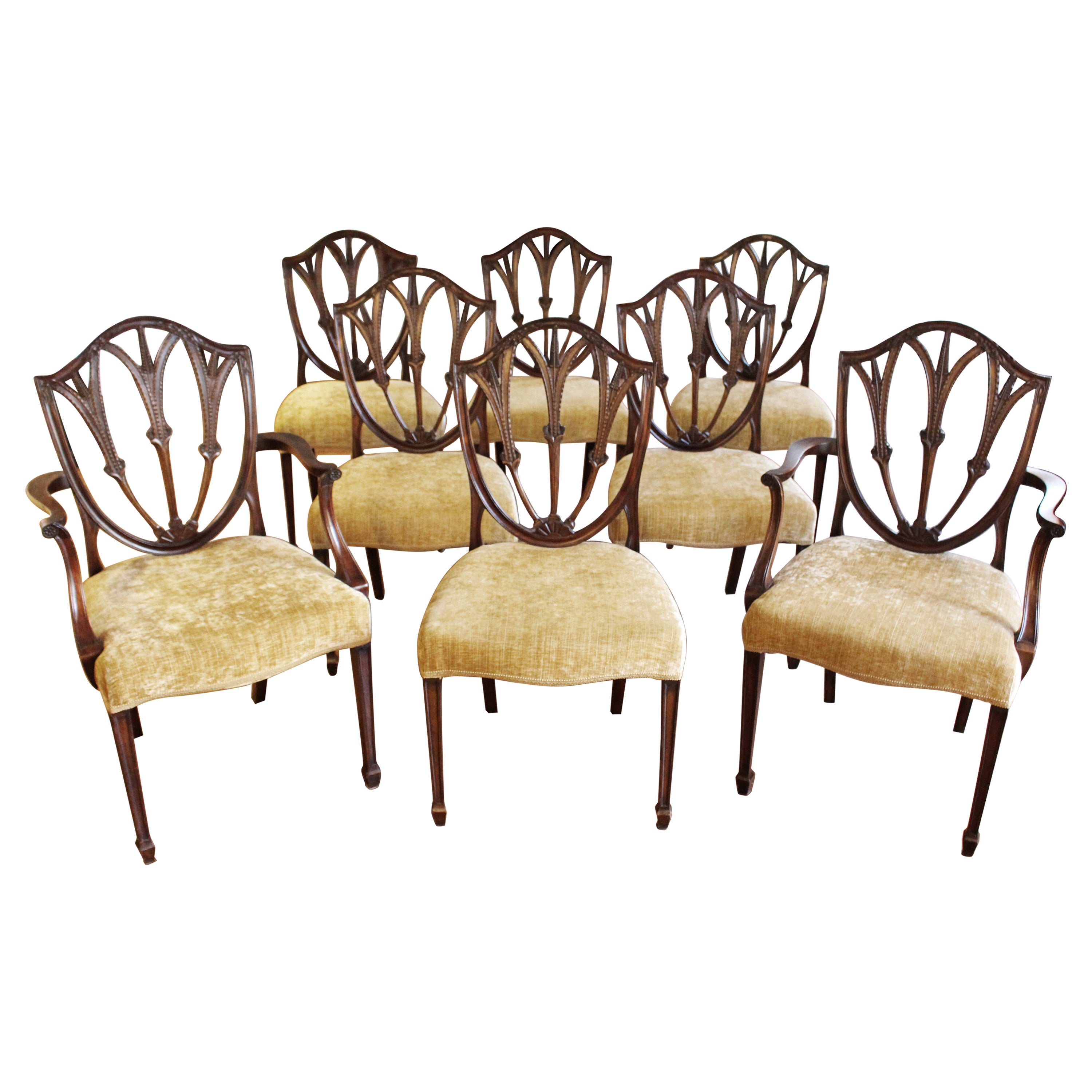 Traditional Oriental Rosewood Set of Four Dining Chairs, Late 20th ...