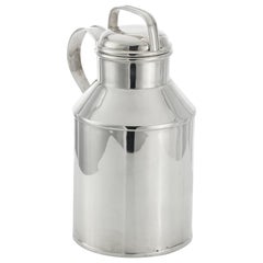 Vintage Silver 'Milk Can' Cocktail Shaker by Tuttle, Boston