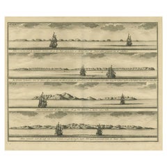 Used Print of the Islands of Marken, New Ireland & Others, 1726