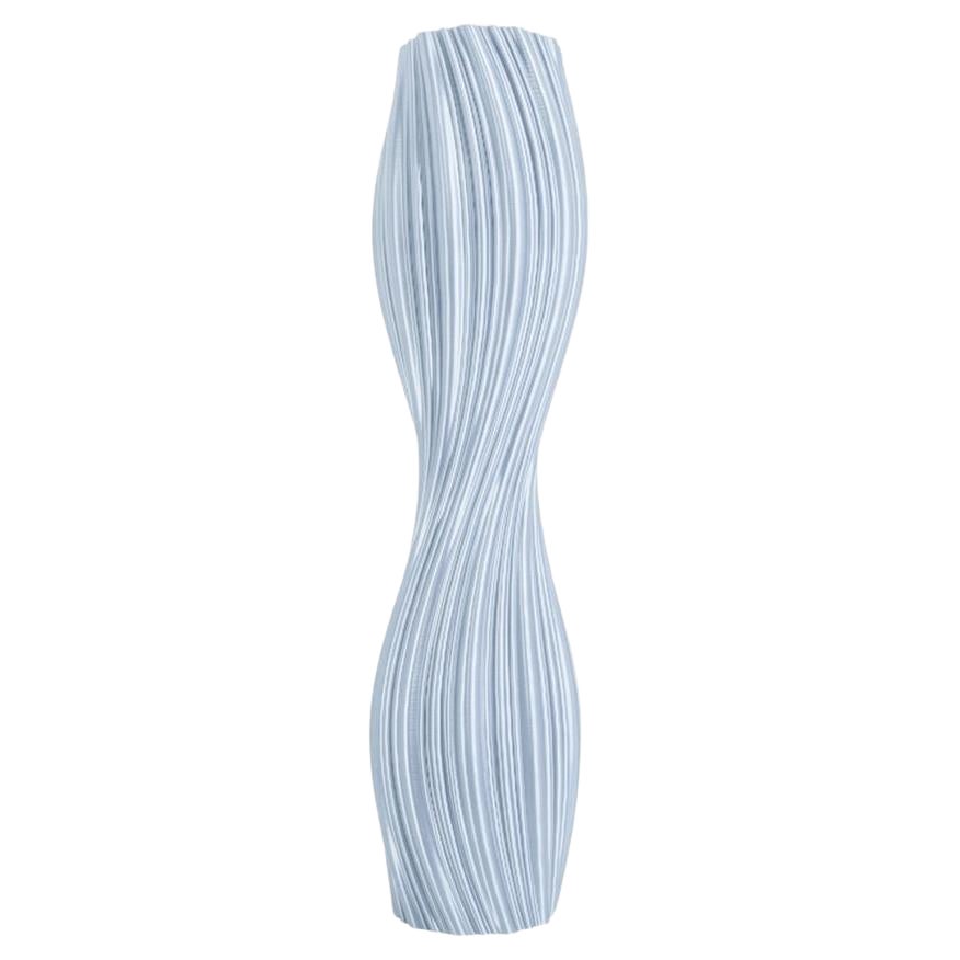Calliope, White Contemporary Sustainable Vase-Sculpture For Sale