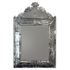 Huge 19th Century French Venetian Mirror