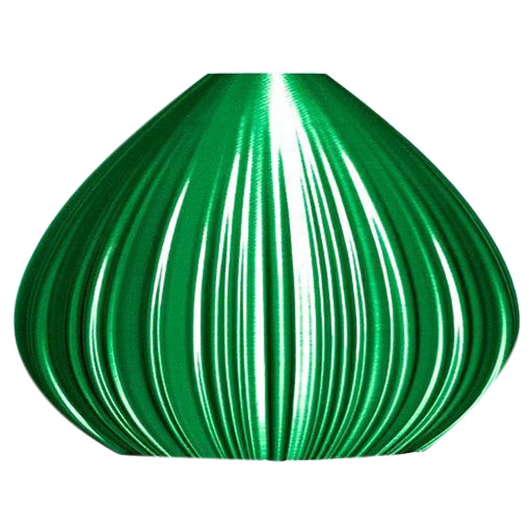 Vase-sculpture durable contemporain vert contemporain de Douglas