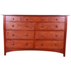 Stickley Harvey Ellis Collection Cherry Wood and Tiger Maple Dresser