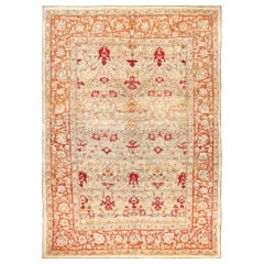 Nazmiyal Collection Antique Indian Agra Rug. 10 ft 3 in x 14 ft 4 in