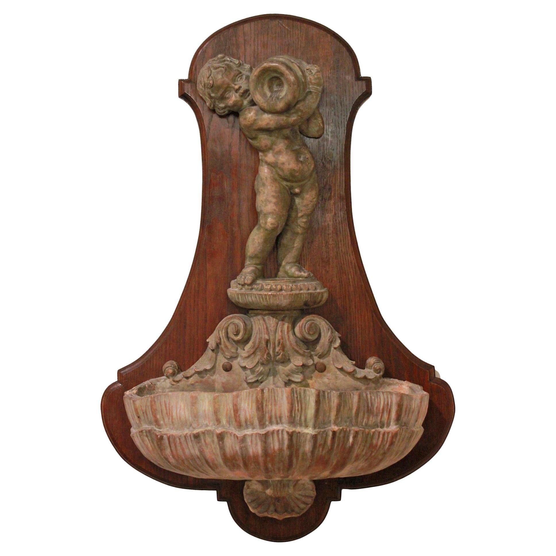 French 19th Century Terra Cotta Wash Basin For Sale