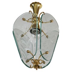 Italian Mid Century Lantern or Pendant Lamp by Pietro Chiesa for Fontana Arte