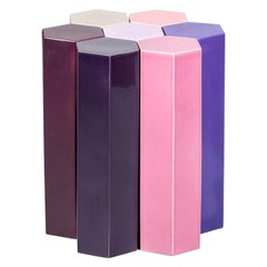 Contemporary Ceramic Side Table, MUC 7 by Christophe Delcourt