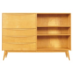 Mid-Century Modern Bookcase with Secretary Desk by Heywood Wakefield