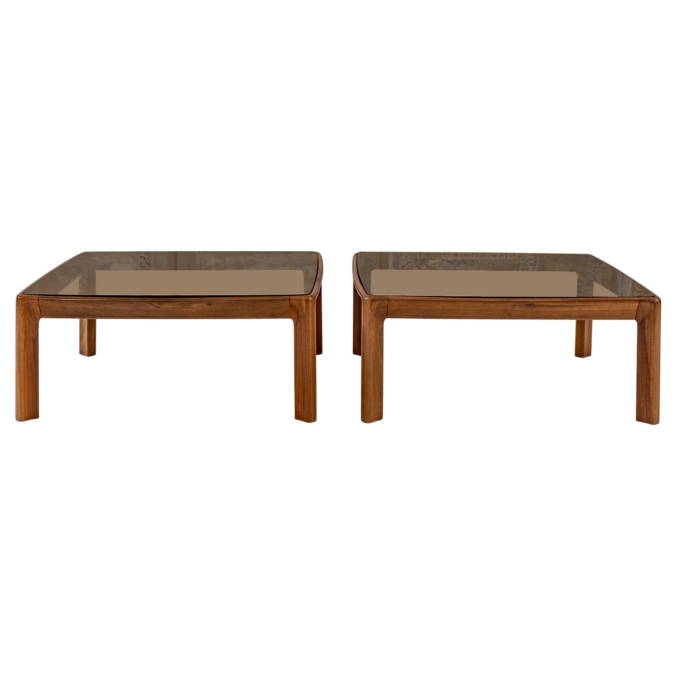 Pair of Coffee Tables by to Angelo Mangiarotti for La Sorgente Dei Mobili