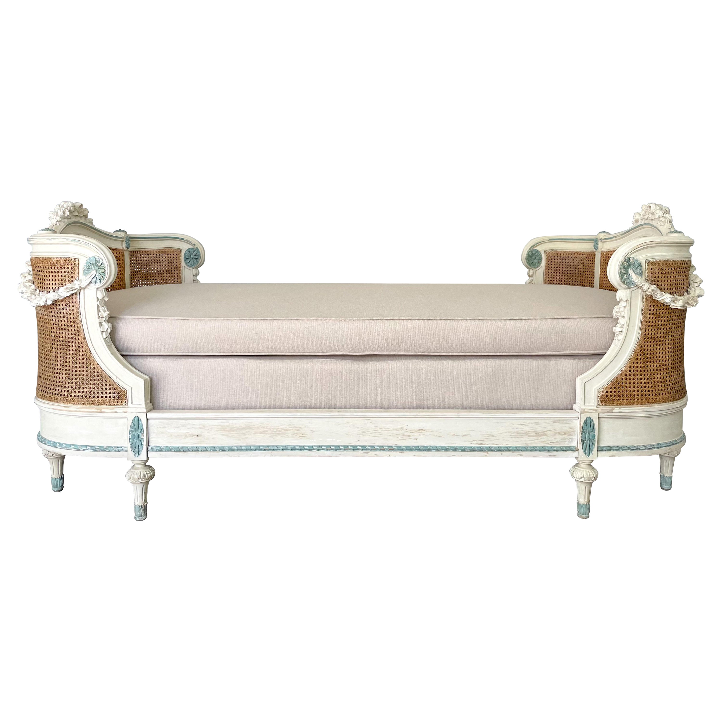 French Louis XVI Painted Daybed