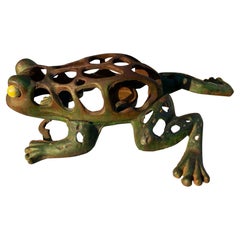 Japan Big Hand Painted Leaping Frog Lighting Lantern