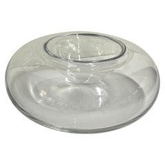 Baccarat 2 Piece Glass Caviar Serving Dish