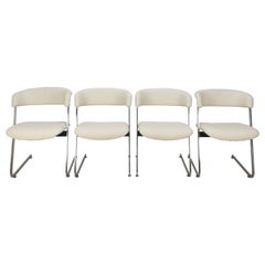 Set of 4 Italian Chairs, 1970's