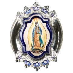 Virgen de Guadalupe Ceramic and Alpaca