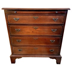 Beautiful Medium Sized Chippendale Style Mahogany Commode Chest of Drawers