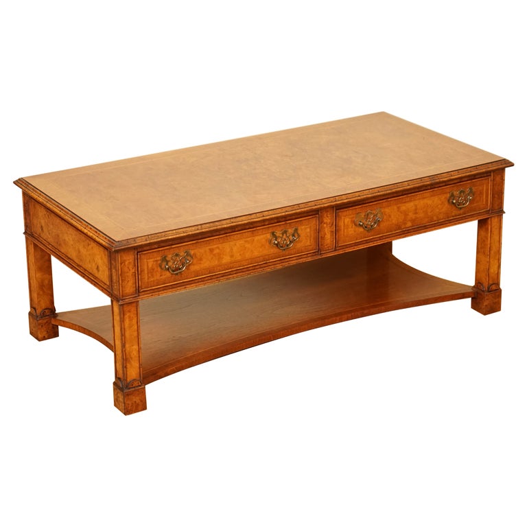 Absolutely Burr Walnut Brights of Nettlebed Coffee Table with