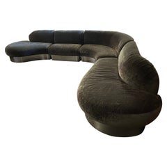 Milo Baughman für Thayer Coggin Biomorphes Sechsteiliges Sofa, 1970er Jahre