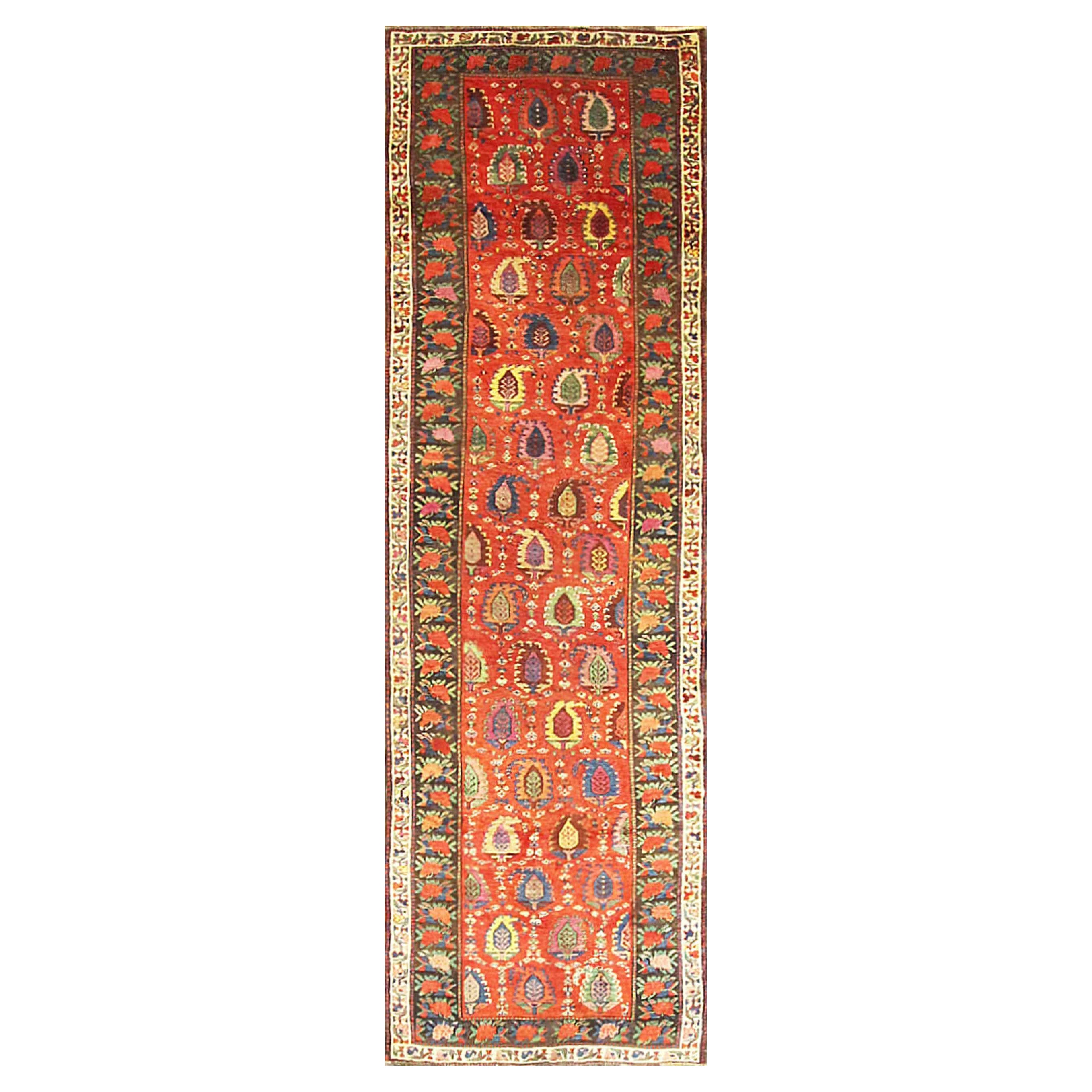 Antique Tribal Caucasian Karabagh Runner For Sale