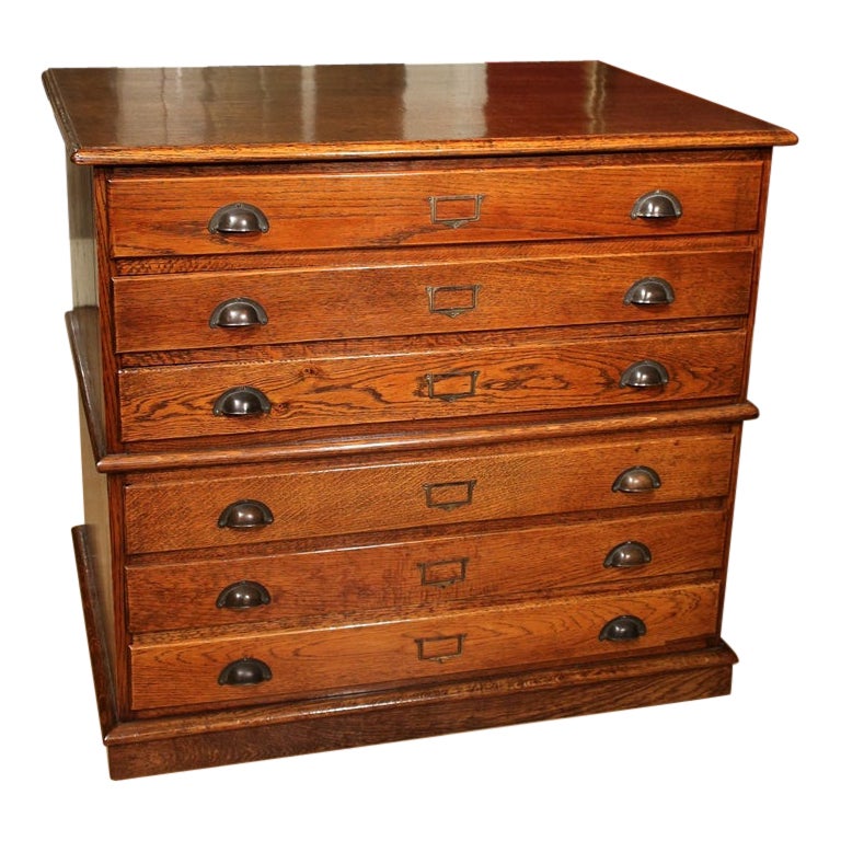 Old Map Chest at 1stDibs