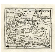 Small but Rare Antique Map of the Persian Empire, 1692