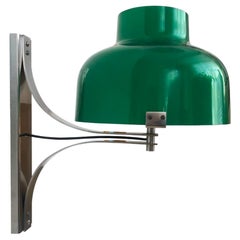 Spanish Midcentury Green Lucite Individual Wall Sconce by Milá for Tramo, 1970s