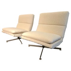 Paire de fauteuils de salon par George van Rijck, 1970