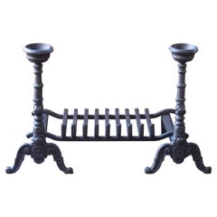 French Neogothic Fire Grate, Fireplace Grate