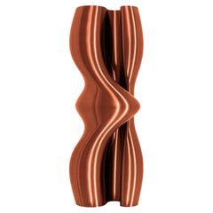 Feeling, Kupfer Contemporary Sustainable Vase-Skulptur