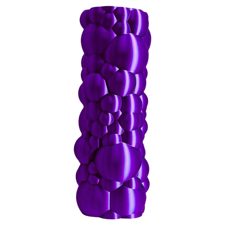 Zeus, vase-sculpture contemporain durable violet