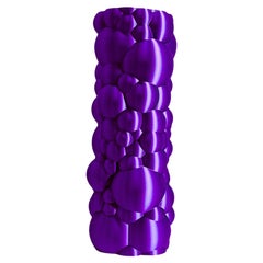Zeus, vase-sculpture contemporain durable violet