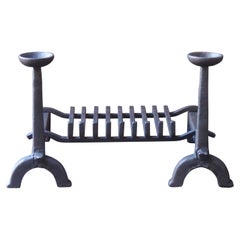 French Gothic Fireplace Grate or Fire Basket, 17th Century