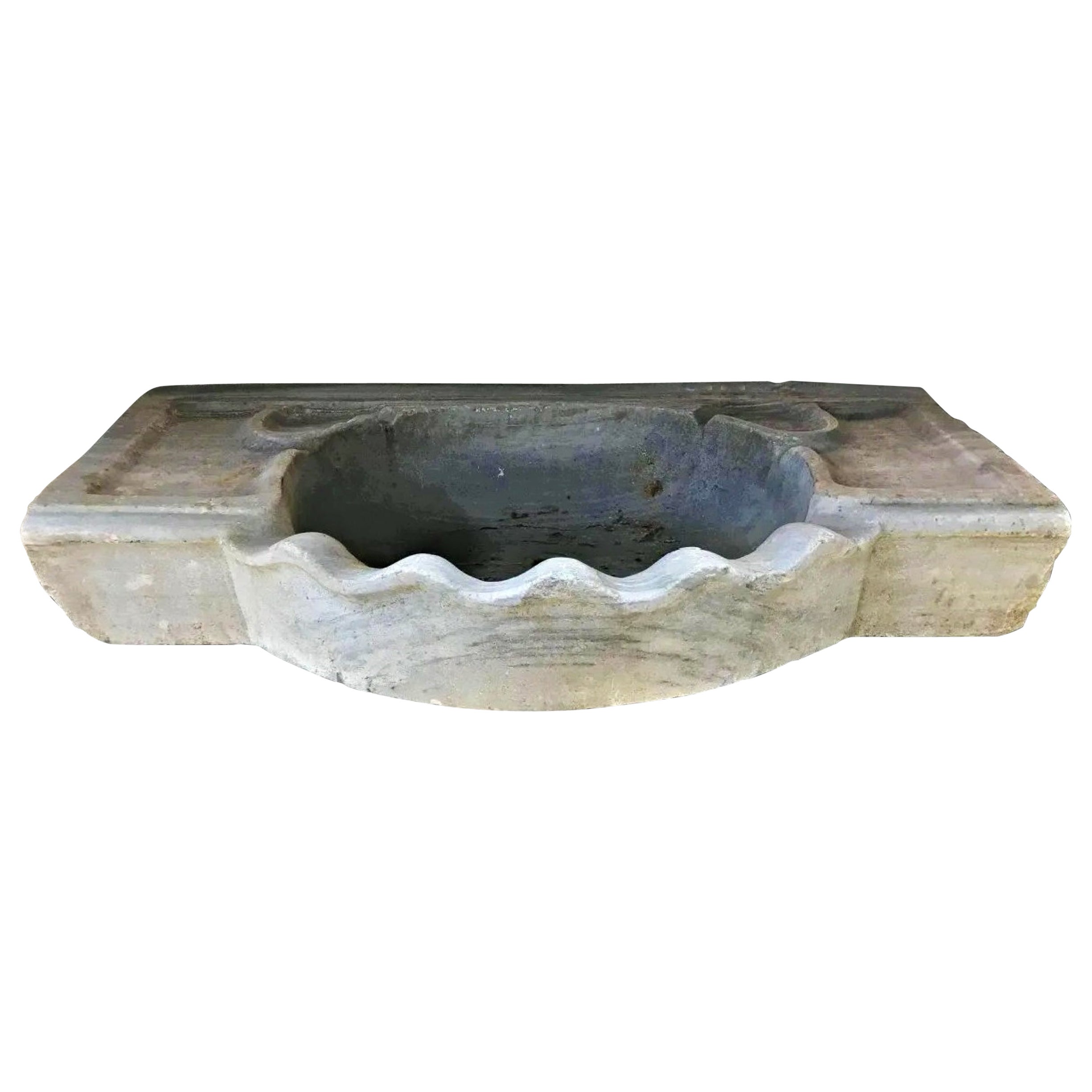 Classical Carved Marble Stone Sink Basin