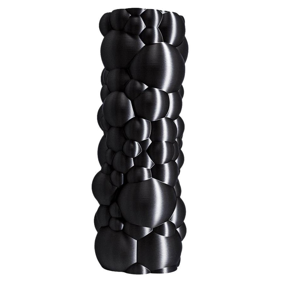 Zeus, Black Contemporary Sustainable Vase-Sculpture For Sale