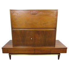 Vintage Mid-Century Dry Bar Cabinet by Martinsville