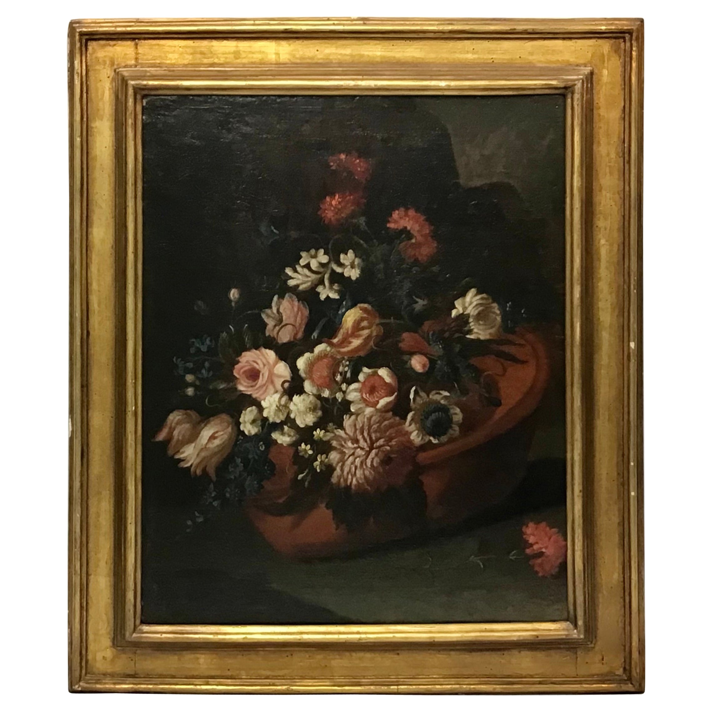 18th Century Dutch Floral Still Life Painting