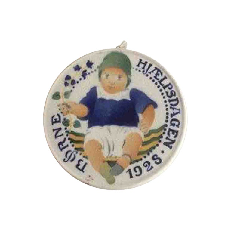 Aluminia Children's Help Day Plate 1928 For Sale