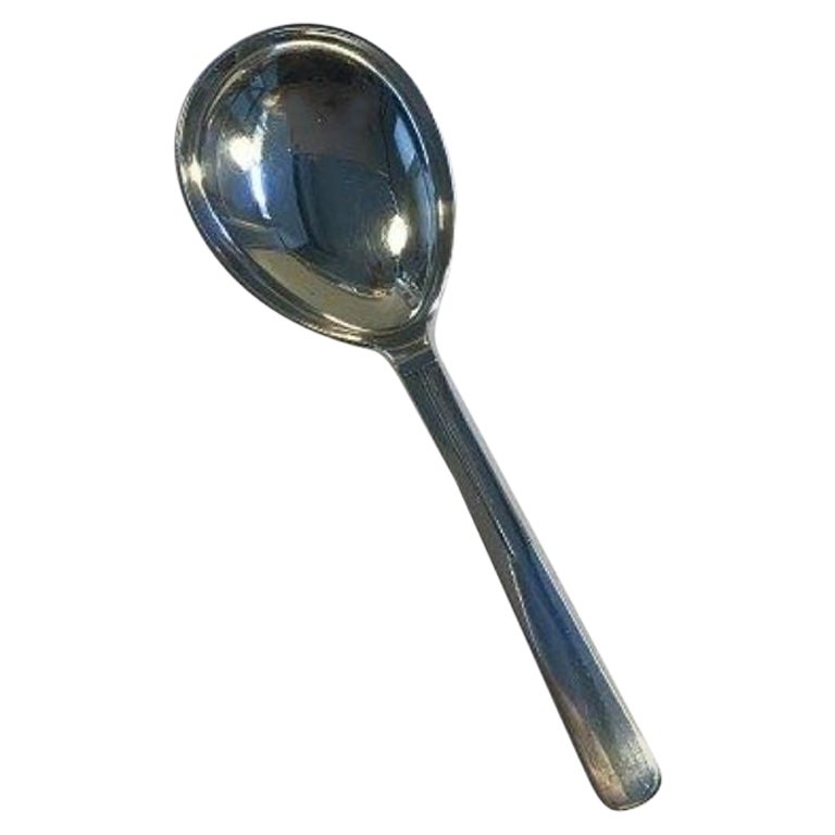 Hans Hansen Arvesølv No 17 Silver Serving Spoon For Sale
