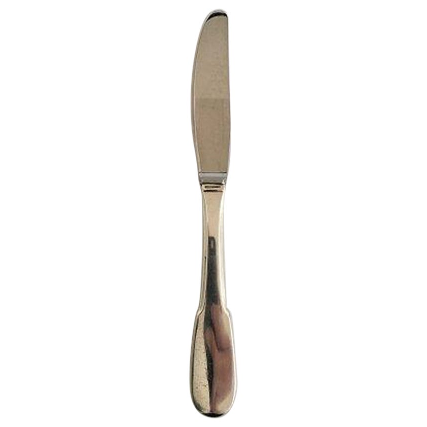 Hans Hansen Arvesølv No. 20 Sterling Silver Dinner Knife For Sale