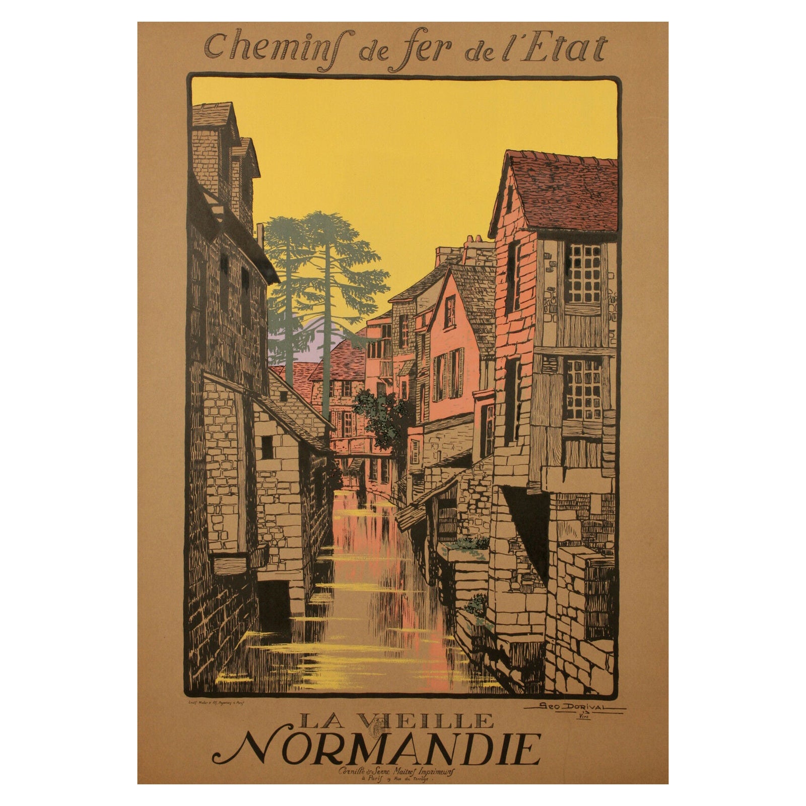 The Old Normandy, Poster by Géo Dorival
