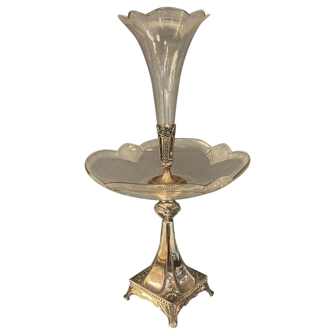 Outstanding Art Nouveau 19th Century Epergne/Centrepiece For Sale