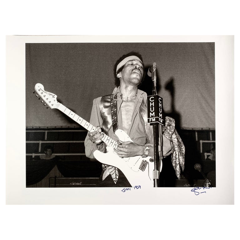 Jimi Hendrix Photograph by John Rowlands For Sale